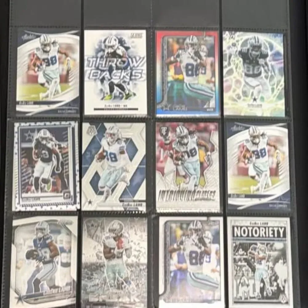 Dallas Cowboys Football Card Lot – Approx. 89 Cards – Dak, CeeDee, Micah & More